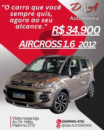 CITROËN AIRCROSS 1.6 GLX 16V FLEX 4P AUTOMÁTICO CITROËN AIRCROSS 1.6 GLX 16V FLEX 4P AUTOMÁTICO